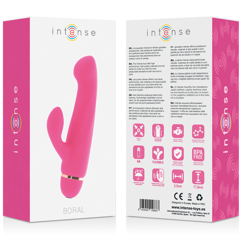 INTENSE - BORAL 20 SPEEDS SILICONE PINK - Amore24