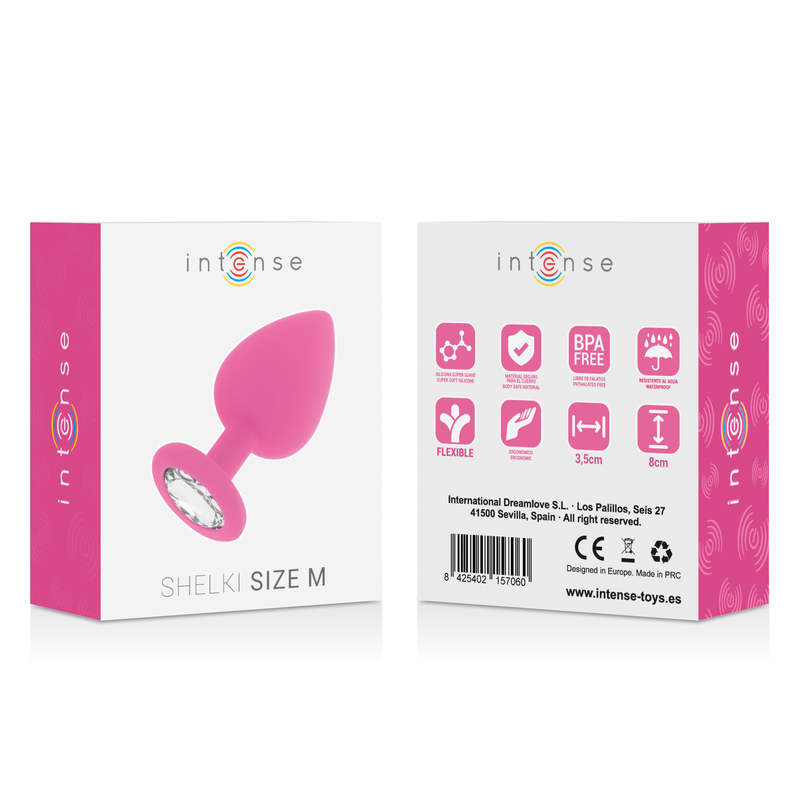 INTENSE - SHELKI M ANAL PLUG FUCHSIA - Amore24