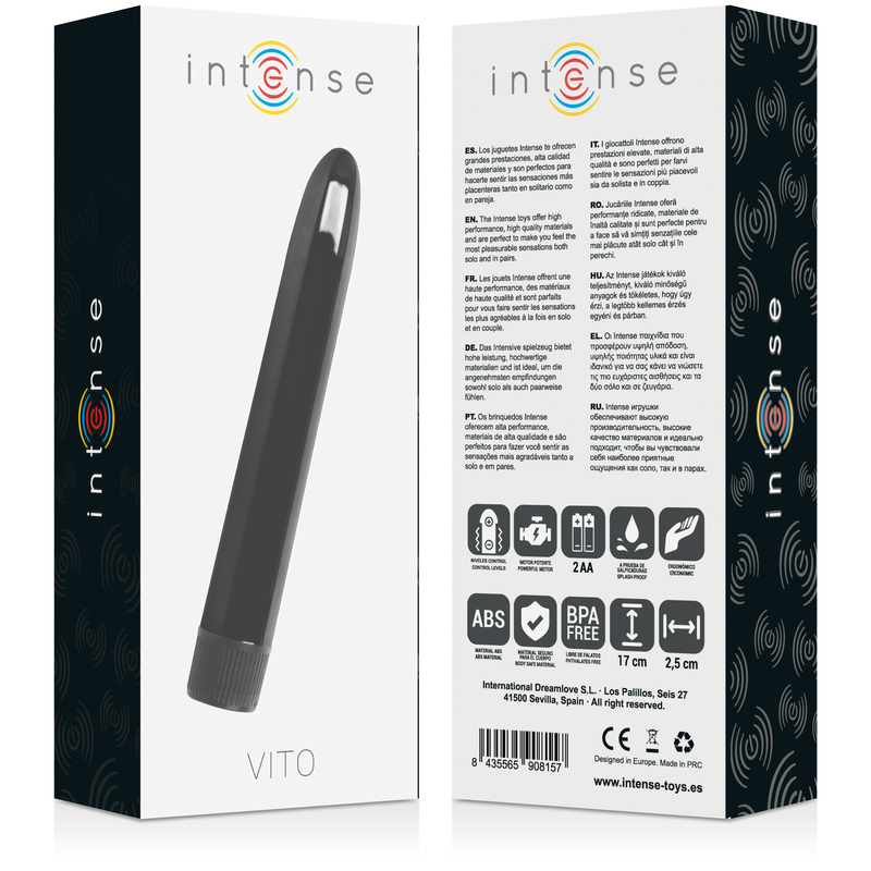 INTENSE - VITO BLACK VIBRATOR - Amore24