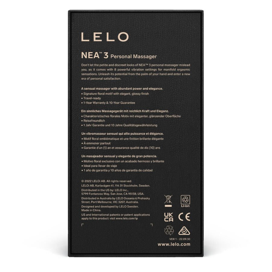 LELO - NEA 3 PERSONAL MASSAGER - BLUE - Amore24