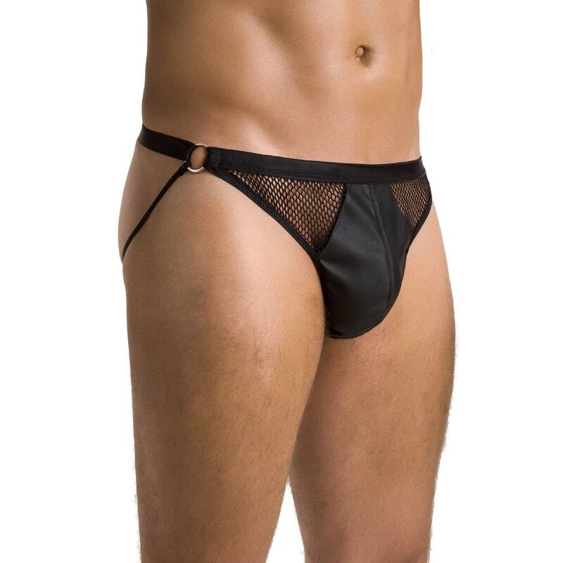 PASSION - 034 SLIP OPEN LUKE BLACK S/M - Amore24