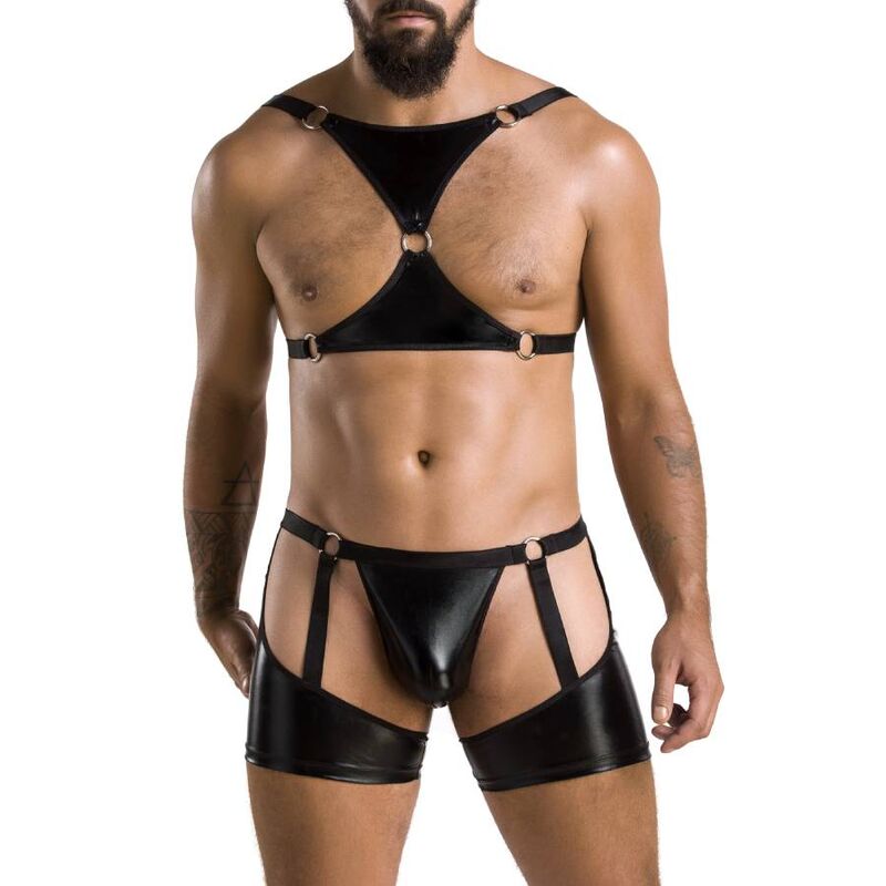 PASSION - 047 SET ARON BLACK S/M - Amore24