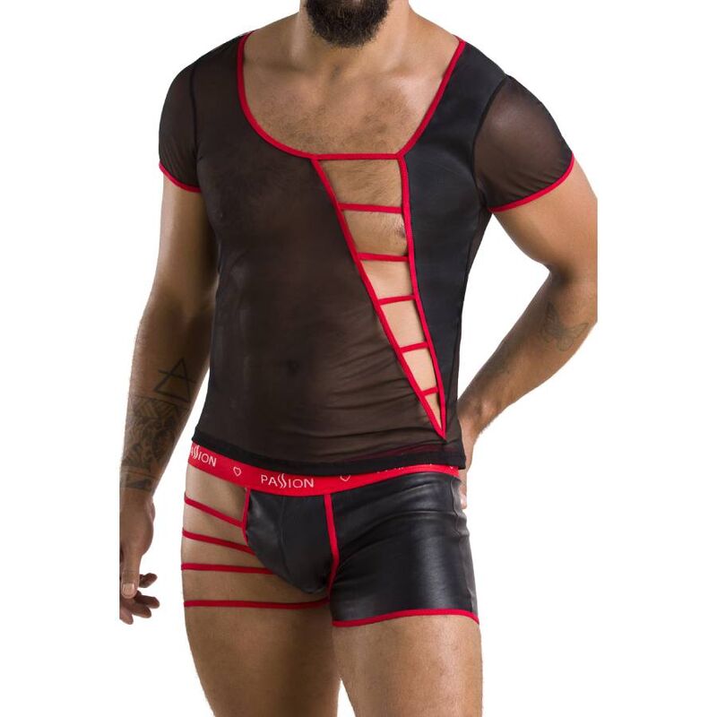 PASSION - 055 SET MARK BLACK L/XL - Amore24