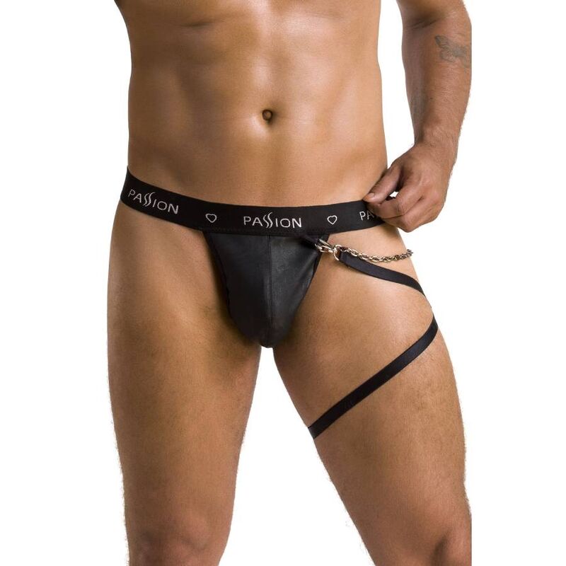 PASSION - 058 BILL THONG BLACK L/XL - Amore24