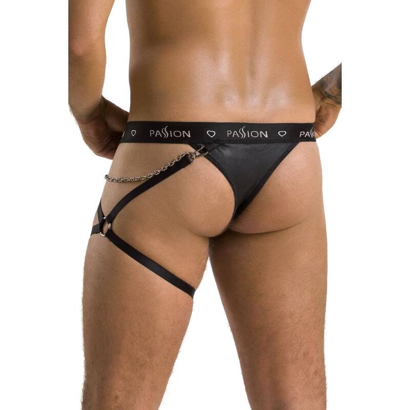 PASSION - 058 BILL THONG BLACK L/XL - Amore24