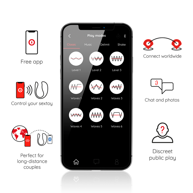 ONINDER - NAIROBI VIBRATING EGG BLACK - FREE APP - Amore24