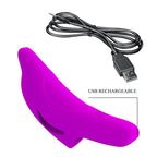 PRETTY LOVE - DELPHINI POWERFUL PURPLE FINGER STIMULATOR - Amore24