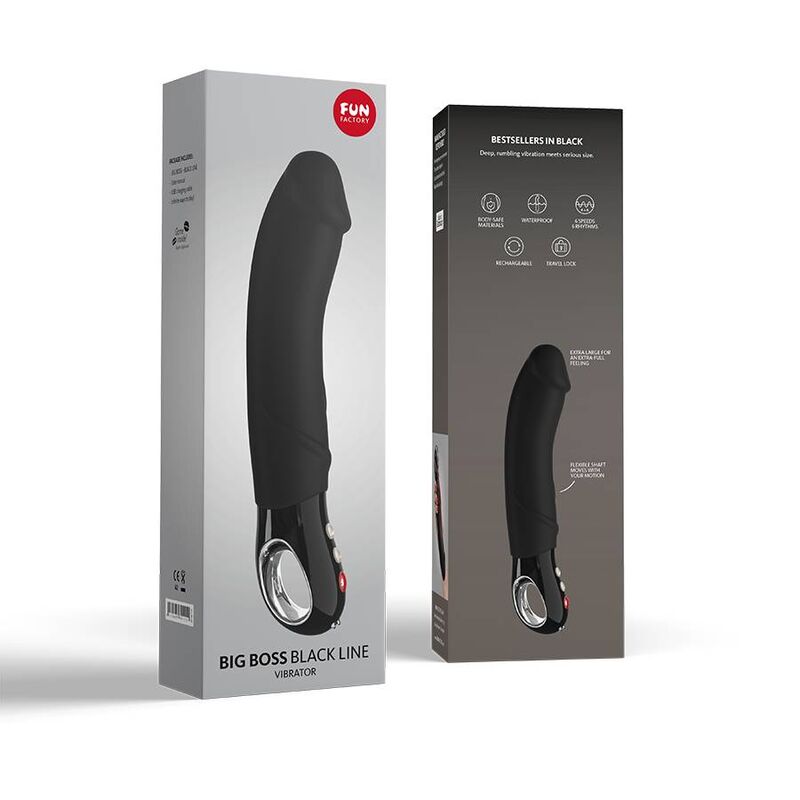 FUN FACTORY - BIG BOSS VIBRATOR BLACK LINE - Amore24