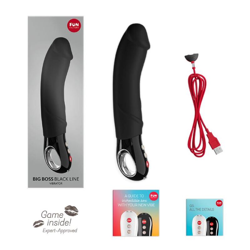 FUN FACTORY - BIG BOSS VIBRATOR BLACK LINE - Amore24