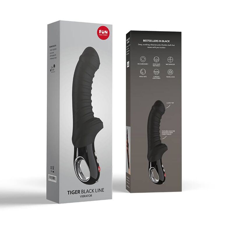 FUN FACTORY - TIGER VIBRATOR BLACK LINE - Amore24