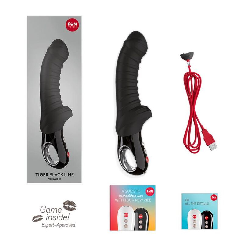 FUN FACTORY - TIGER VIBRATOR BLACK LINE - Amore24