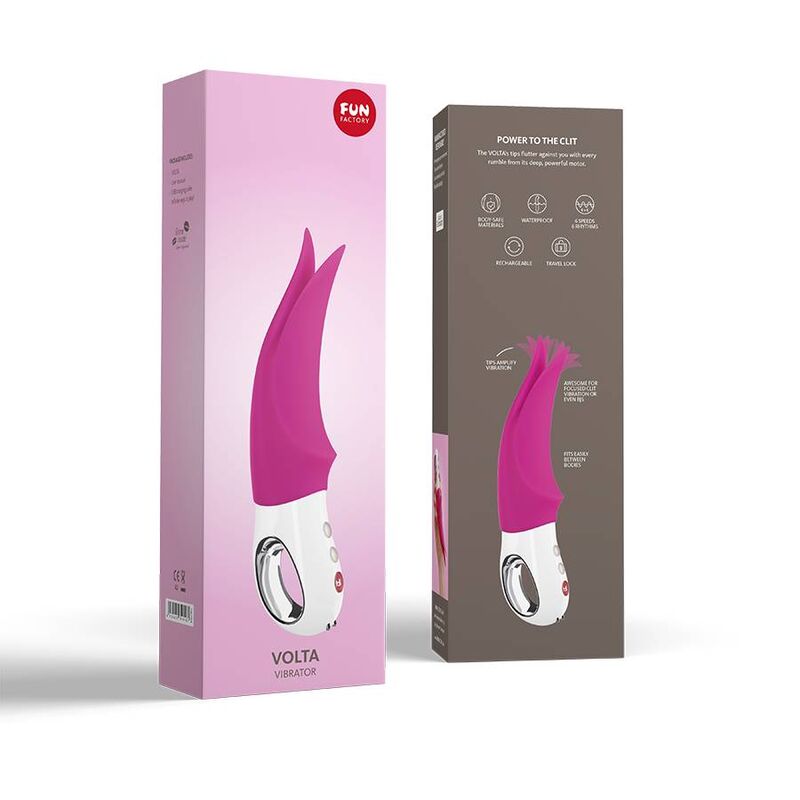 FUN FACTORY - VOLTA G5 CLITORAL VIBRATOR BLACKBERRY - Amore24