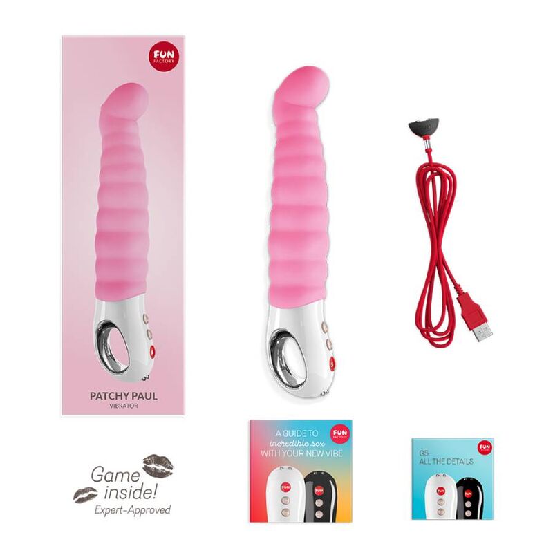 FUN FACTORY - PATCHY PAUL G5 G-SPOT VIBRATOR CANDY ROSE - Amore24