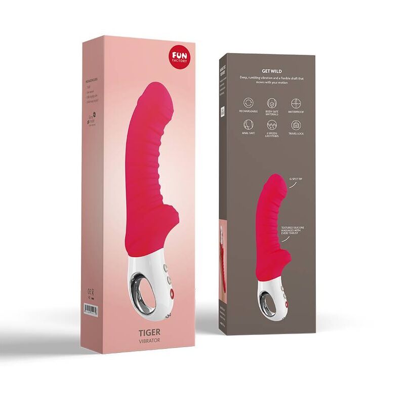 FUN FACTORY - TIGER G5 VIBRATOR INDIA RED - Amore24