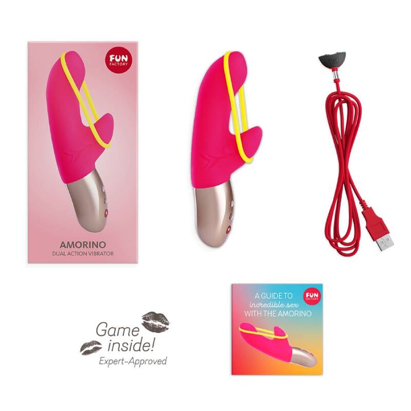 FUN FACTORY - AMORINO PINK/FLUO YELLOW - Amore24