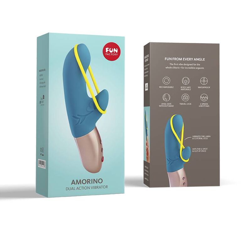 FUN FACTORY - AMORINO GASOLINE/FLUO YELLOW - Amore24