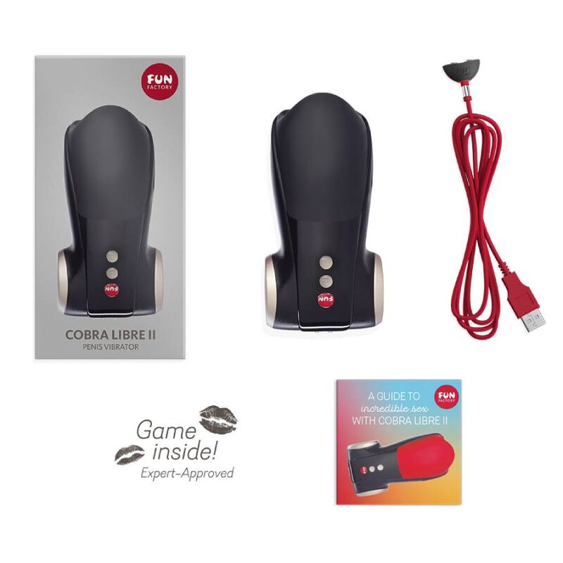 FUN FACTORY - COBRA LIBRE II HEAD OF PENIS STIMULATOR BLACK - Amore24