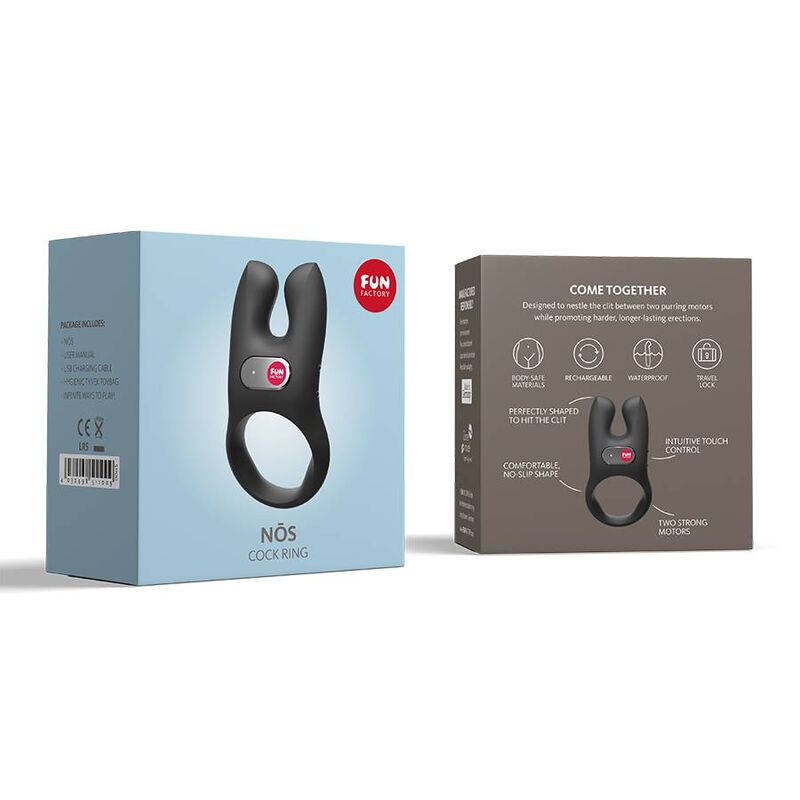 FUN FACTORY - NOS VIBRATING COCK RING DEEP SEA BLUE - Amore24