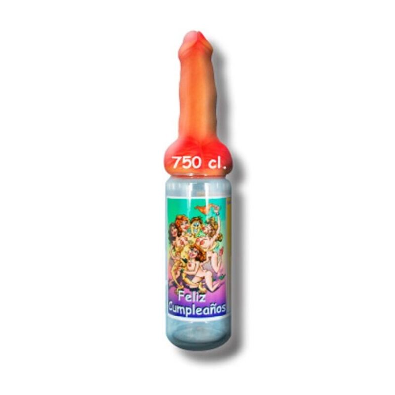 DIABLO PICANTE - PENIS FEEDING BOTTLE BIRTHDAY FLESH 750 ML - Amore24