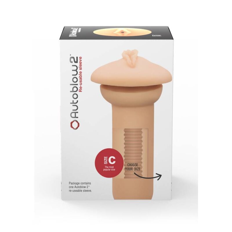 AUTOBLOW - 2+ VAGINA SLEEVE SIZE C - Amore24