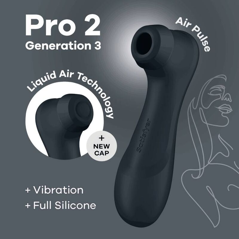SATISFYER - PRO 2 GENERATION 3 LIQUID AIR TECHNOLOGY LILAC - Amore24