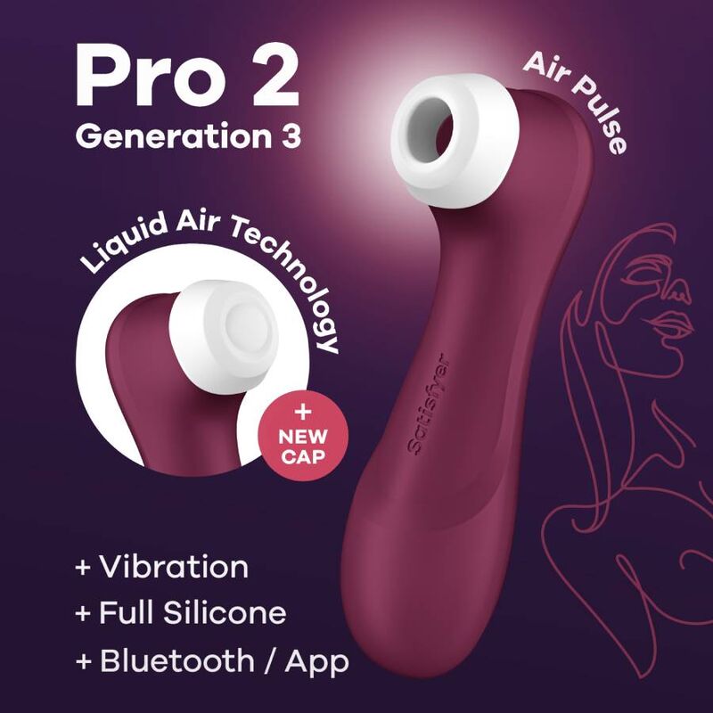SATISFYER - PRO 2 GENERACIÓN 3 LILAC BLUETOOTH & APP - Amore24