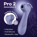 SATISFYER - PRO 2 GENERACIÓN 3 LILAC BLUETOOTH & APP - Amore24