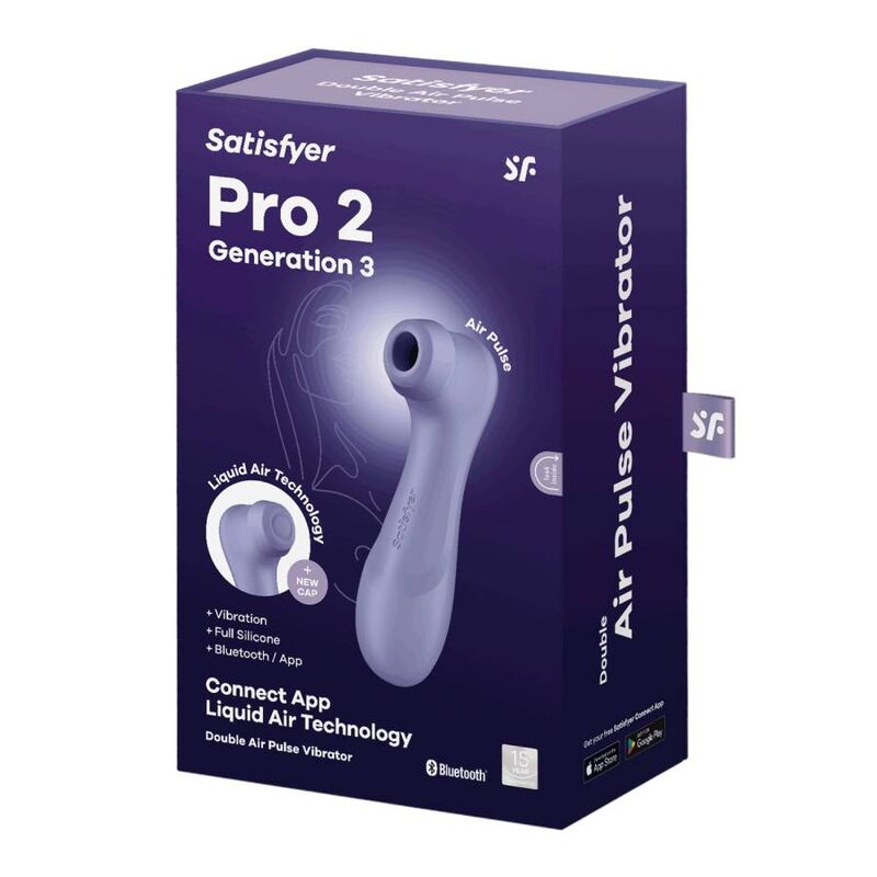 SATISFYER - PRO 2 GENERACIÓN 3 LILAC BLUETOOTH & APP - Amore24