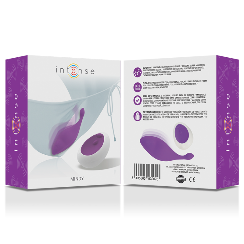 INTENSE - MINDY PANTIE PURPLE REMOTE CONTROL - Amore24