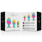 INTENSE - MULTICOLOR SILICONE PLUG SET - Amore24