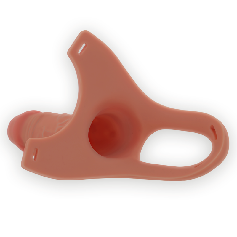 INTENSE - HOLLOW HARNESS WITH SILICONE DILDO 16 X 3.5 CM - Amore24