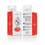 INTENSE - ALUMINUM METAL ANAL PLUG WITH RED CRYSTAL SIZE S - Amore24