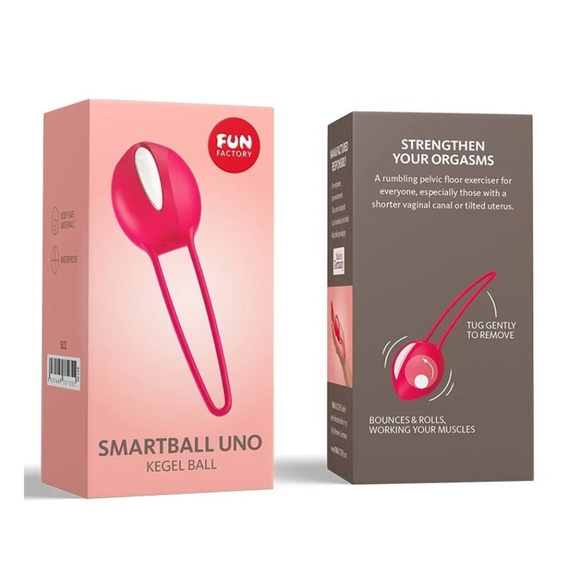 FUN FACTORY - SMARTBALL UNO WHITE/INDIA RED - Amore24