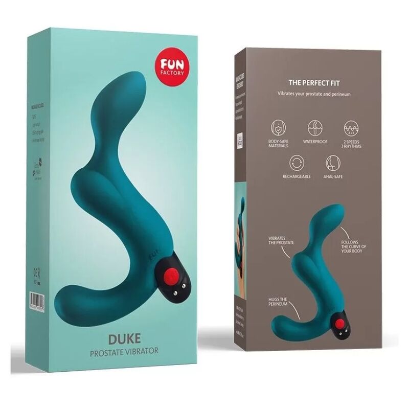FUN FACTORY - DUKE PROSTATE STIMULATOR DEEP SEA BLUE - Amore24