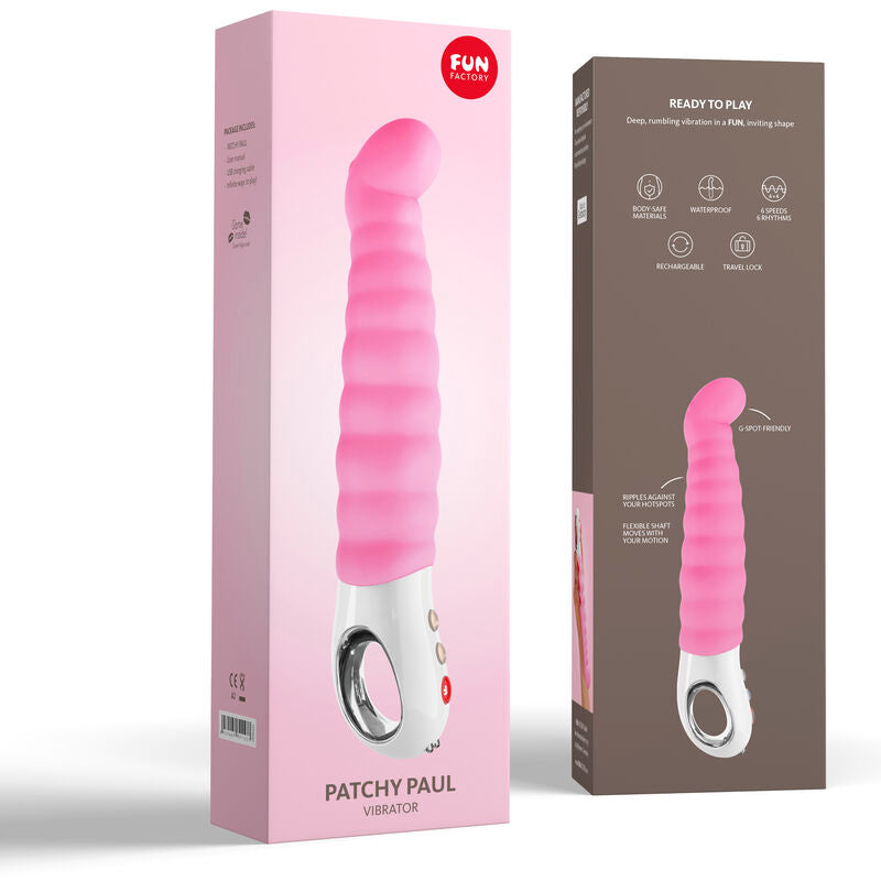 FUN FACTORY - PATCHY PAUL G5 G-SPOT VIBRATOR CANDY ROSE - Amore24