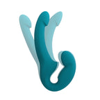 FUN FACTORY - SHARE LITE DOUBLE DILDO DEEP SEA BLUE - Amore24