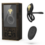 ZALO - BAYEK VIBRATING COUPLES RING BLACK - Amore24