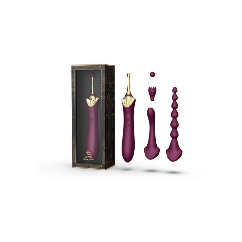 ZALO - BESS 2 CLITORAL MASSAGER PURPLE - Amore24
