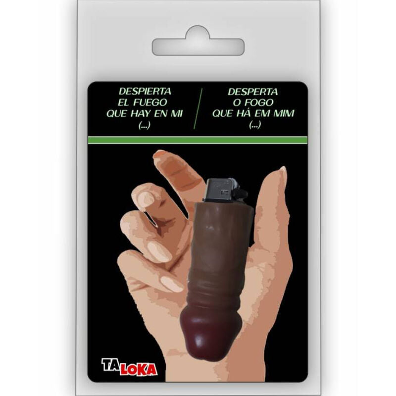 TALOKA - FANTASTIC LIGHTER IN THE SHAPE OF A MULATTO COLOR PENIS 100% RECHARGEABLE - Amore24