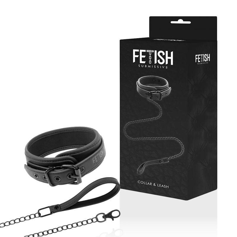 FETISH SUBMISSIVE - NOPRENE LINING CHAIN NECKLACE - Amore24