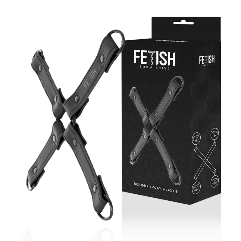 FETISH SUBMISSIVE - VEGAN LEATHER HANDCUFF UNION - Amore24