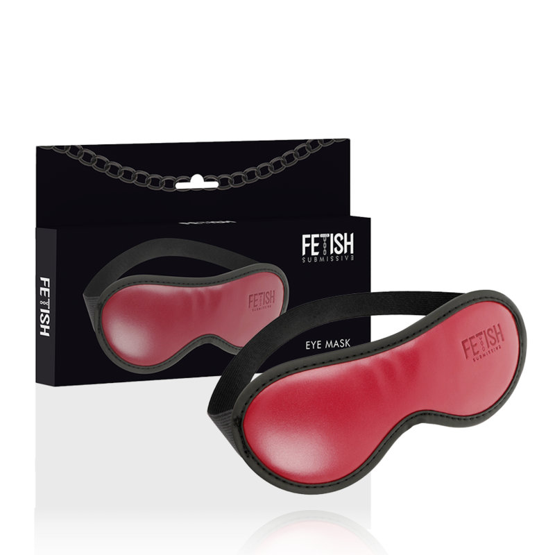 FETISH SUBMISSIVE DARK ROOM - VEGAN LEATHER MASK WITH NEOPRENE LINING - Amore24