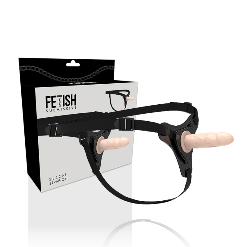 FETISH SUBMISSIVE HARNESS - FLESH REALISTIC SILICONE 12.5 CM - Amore24