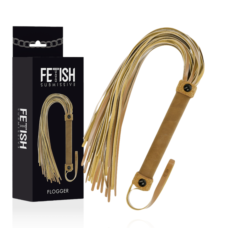 FETISH SUBMISSIVE ORIGEN - VEGAN LEATHER WHIP - Amore24