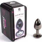 SECRETPLAY - GUNMETAL BUTT PLUG SMALL SIZE 7 CM - Amore24