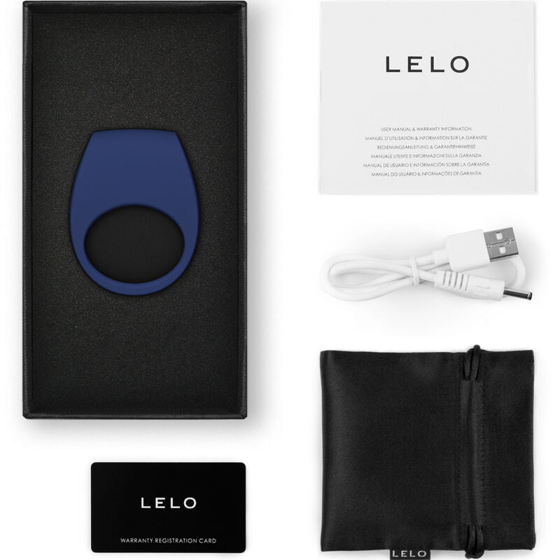 LELO - TOR 3 BLUE VIBRATOR RING - Amore24