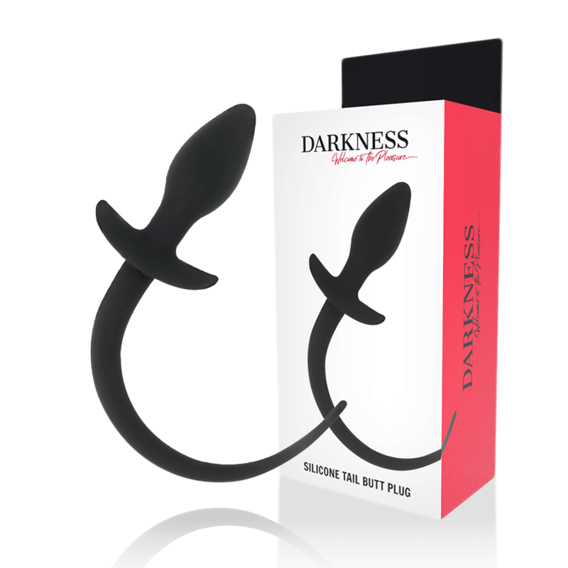 DARKNESS - ANAL PLUG 28 CM BLACK SILICONE - Amore24
