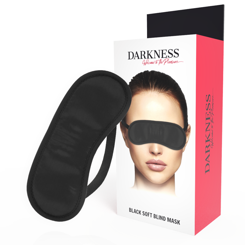 DARKNESS - STRAIGHT BLACK MASK - Amore24