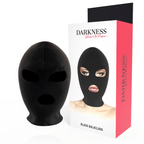 DARKNESS - BDSM SUBMISSION MASK MOUTH AND EYES BLACK - Amore24