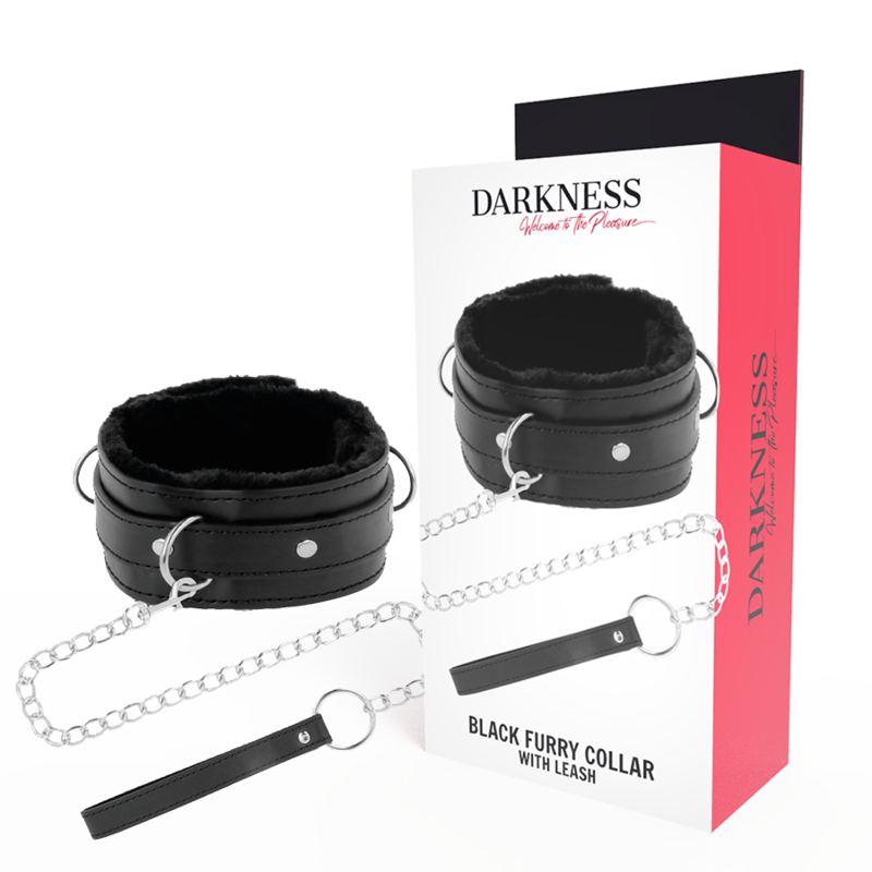 DARKNESS - COMFORTABLE POSTURE NECKLACE WITH LEATHER CHAIN - Amore24